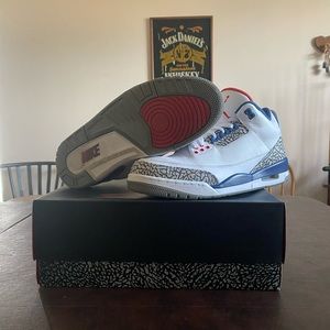 Jordan 3 Retro True Blue mens size 11.5
